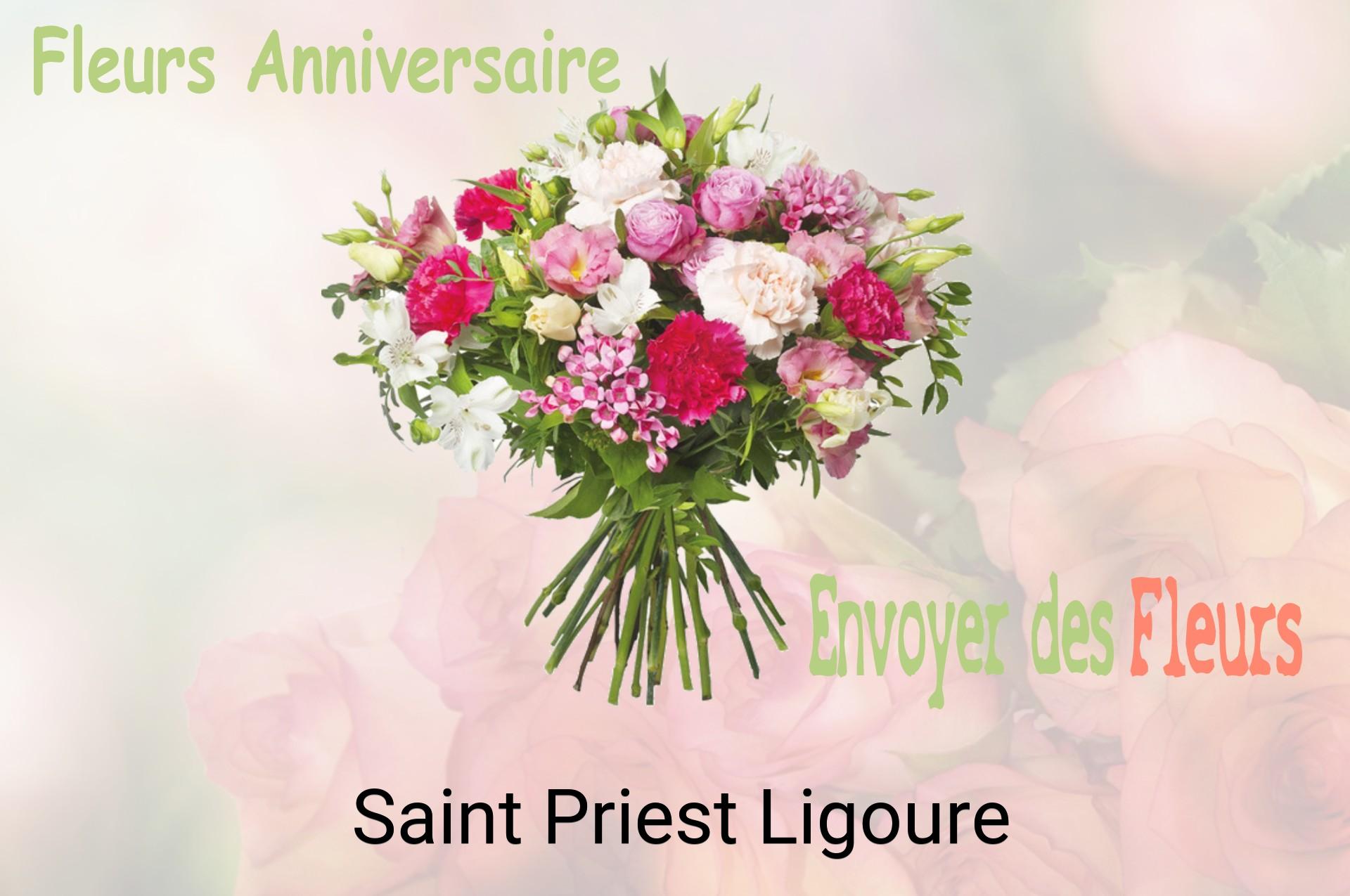 Bouquet de fleurs d’anniversaire livré à Saint-Priest-Ligoure